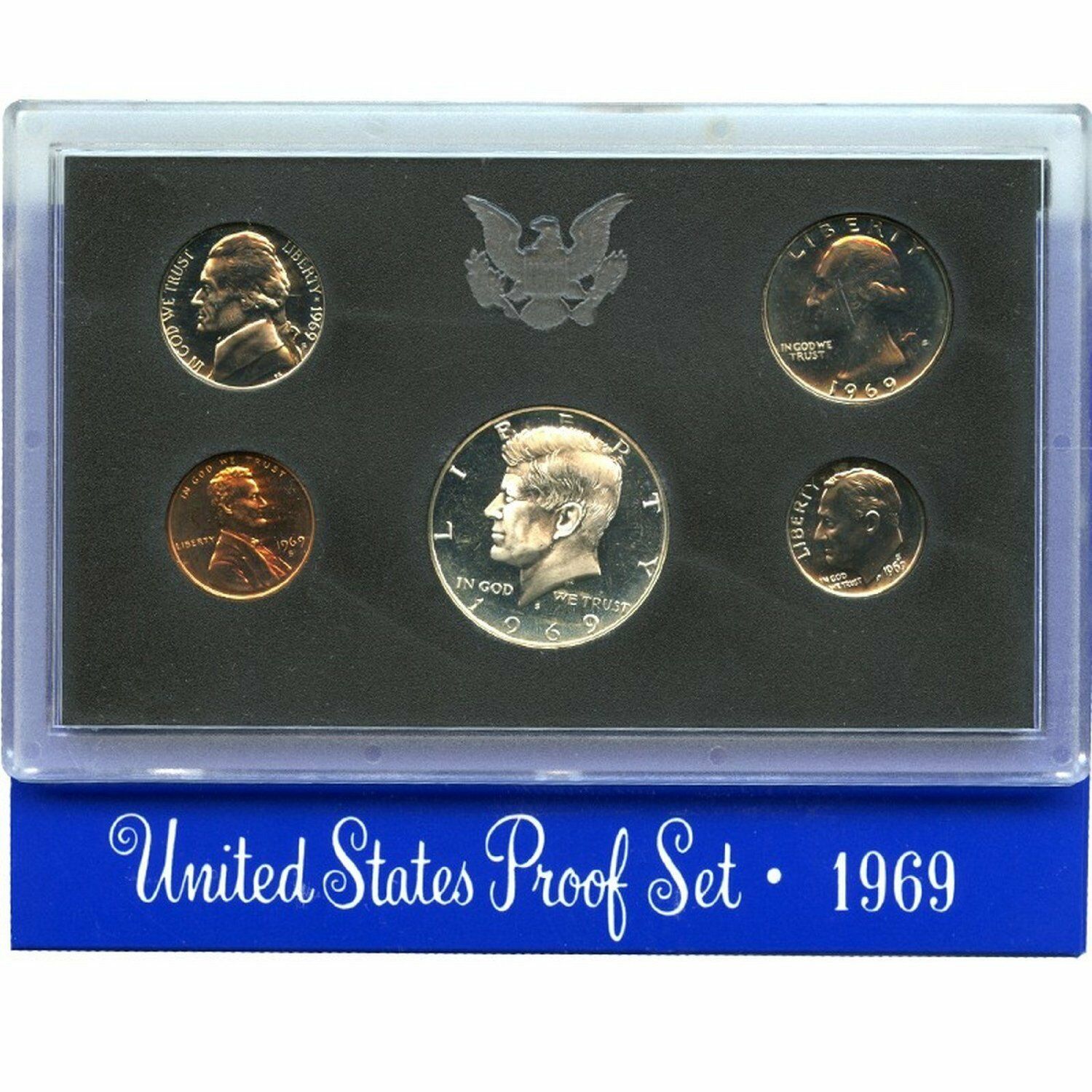 1969 US Proof Set 5 Coins CoinsTV