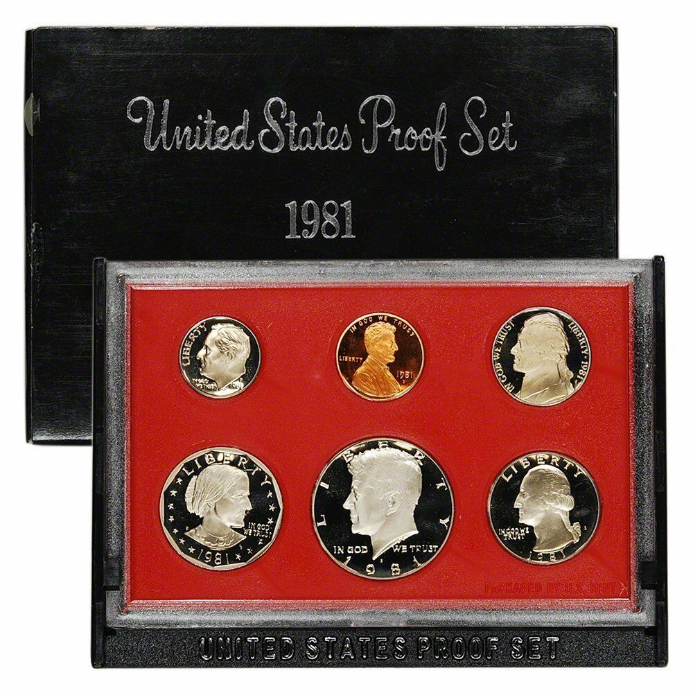 1981 US Proof Set 6 Coins CoinsTV