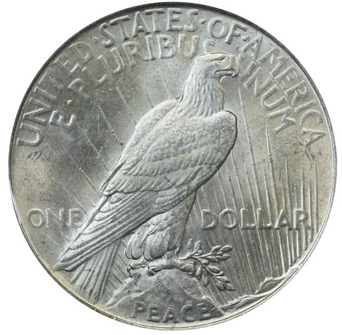 1923 Peace Silver Dollar Philadelphia - Brilliant Uncirculated