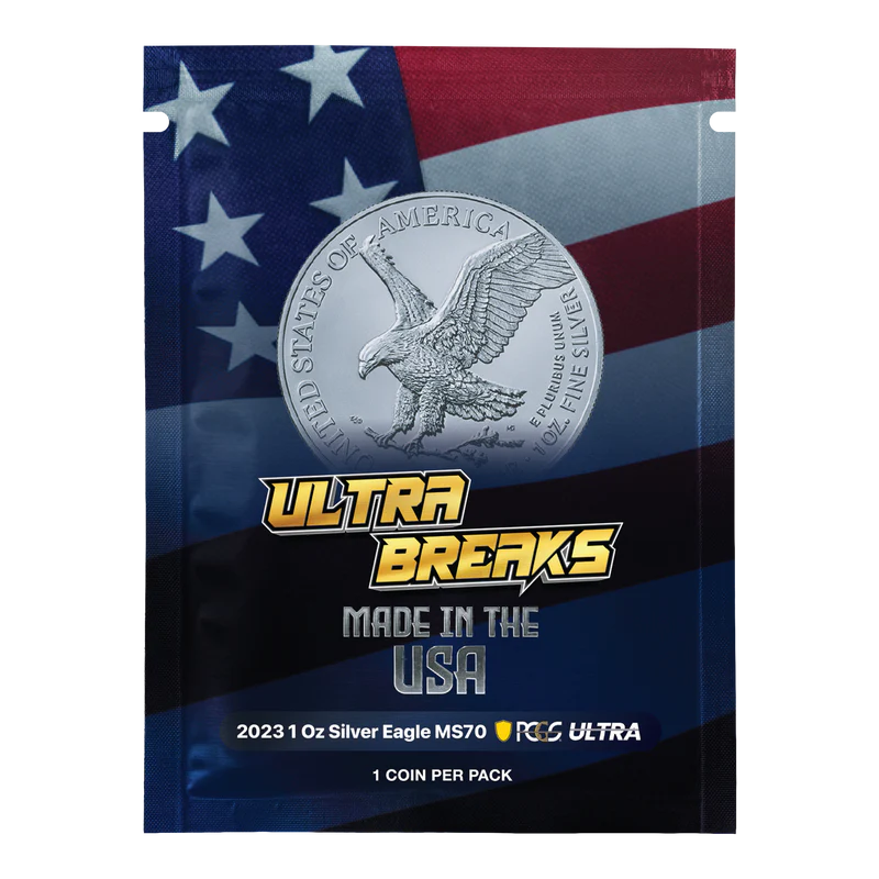 2023 Ultrabreaks Silver Eagles MS70 Pack - Made in the USA