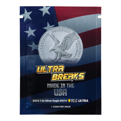 2023 Ultrabreaks Silver Eagles MS70 Pack - Made in the USA