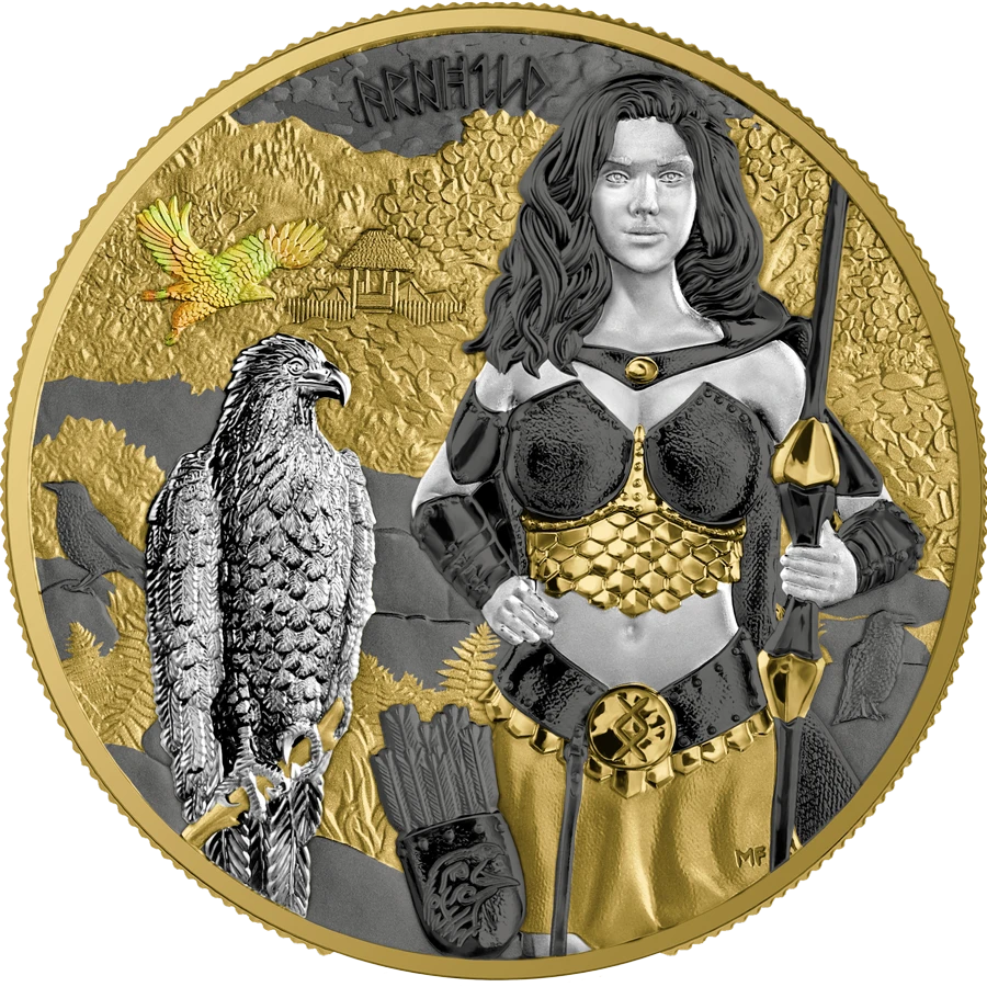 2025 Valkyries: Arnhild Valhalla - 1 oz Silver BU