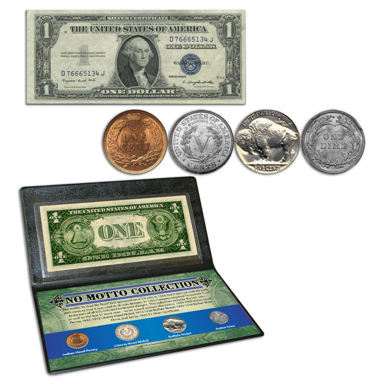 No Motto Coin & Currency 5pc Set