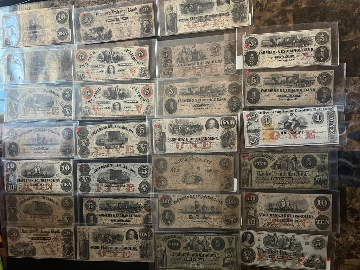 South Carolina Currency Notes Frenzy