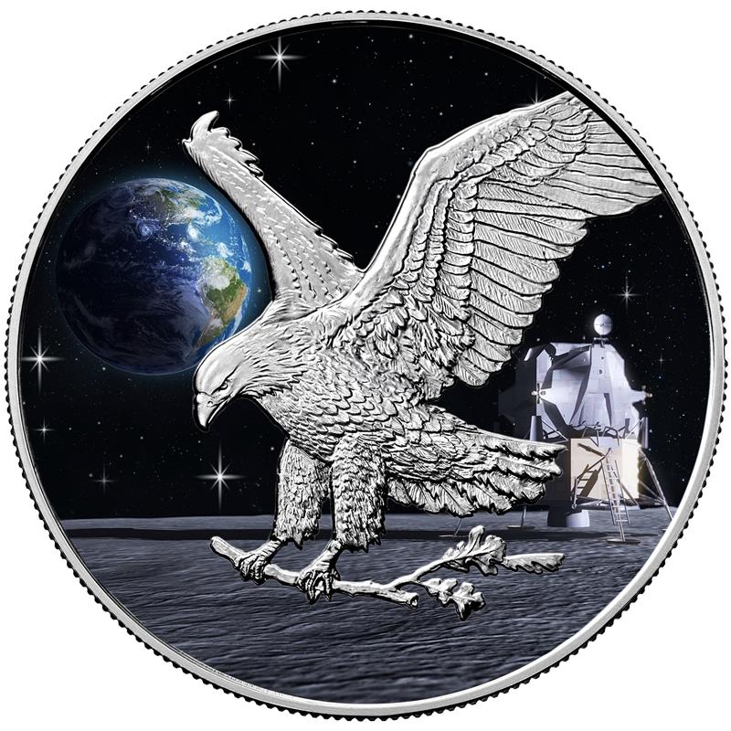 2024 Chromatics Moon Landing Silver Eagle Star Privy