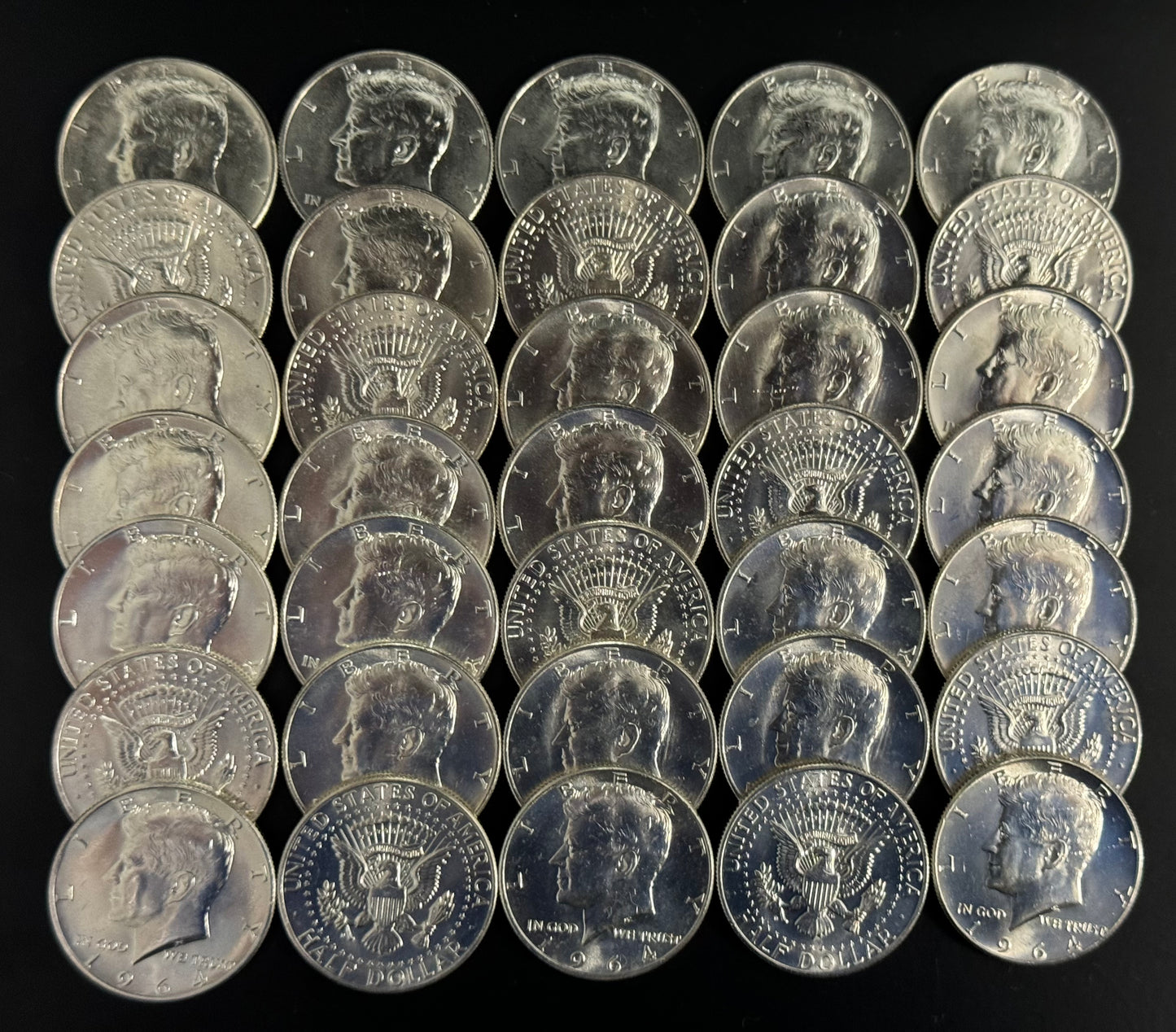 1964 Kennedy Silver Half Dollar Denver - Uncirculated