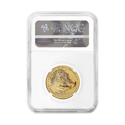 2025 $25 Gold Eagle in God We Trust Label - NGC MS70 Early Releases