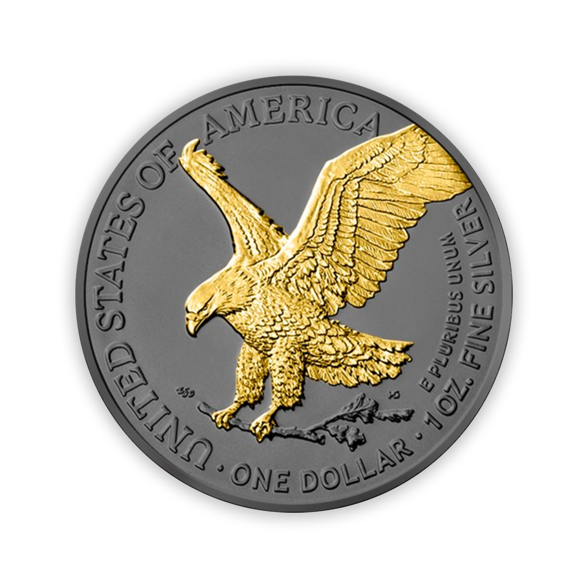 2024 Chad 2 oz Silver Black Eagle High Relief Coin .999 Fine – Go Auto Van