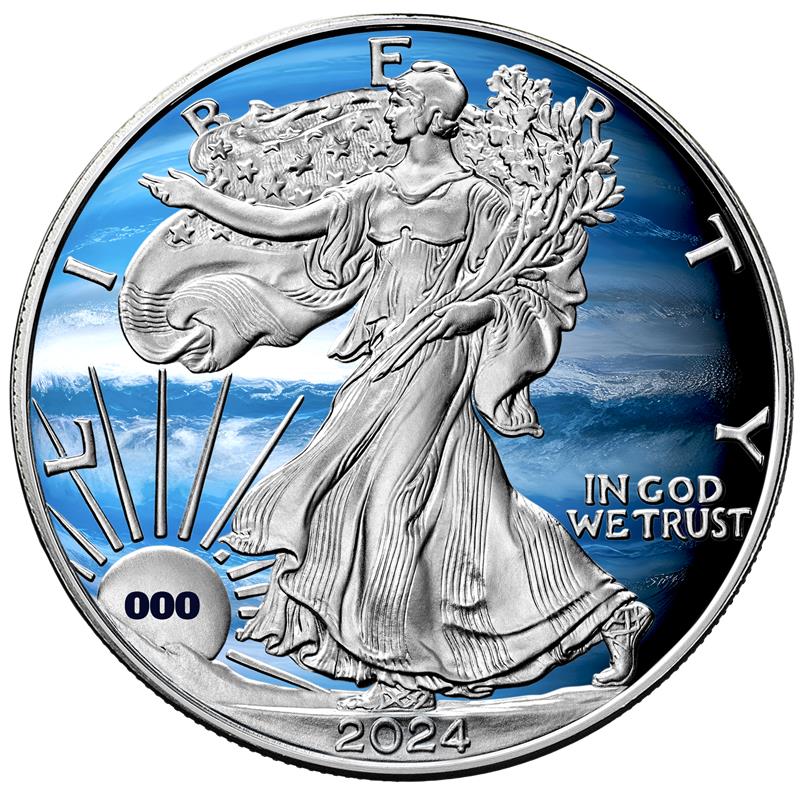 2024 Neptune Silver Eagle - Planets of the Solar System Series