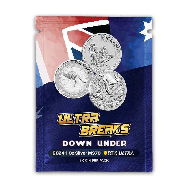 Ultrabreaks Down Under - 1 oz Silver MS70 Pack