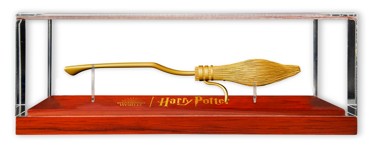 2024 Harry Potter Nimbus 2000 3 oz Silver with 24K Gold Enhancement