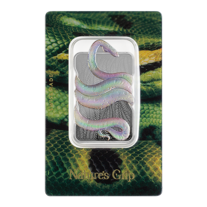 2024 1 oz Niue Natures Grip Green Anaconda Silver Coin