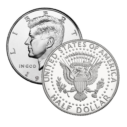 1964 Kennedy Silver Half Dollar - Proof