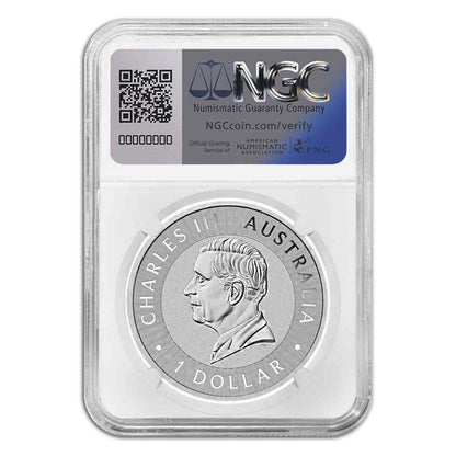 2025P Australia Silver Kangaroo 1 oz Silver - NGC MS70 Early Releases