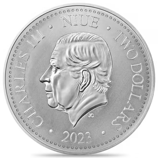 2023 Niue Phoenix  1 oz .999 Silver Coin