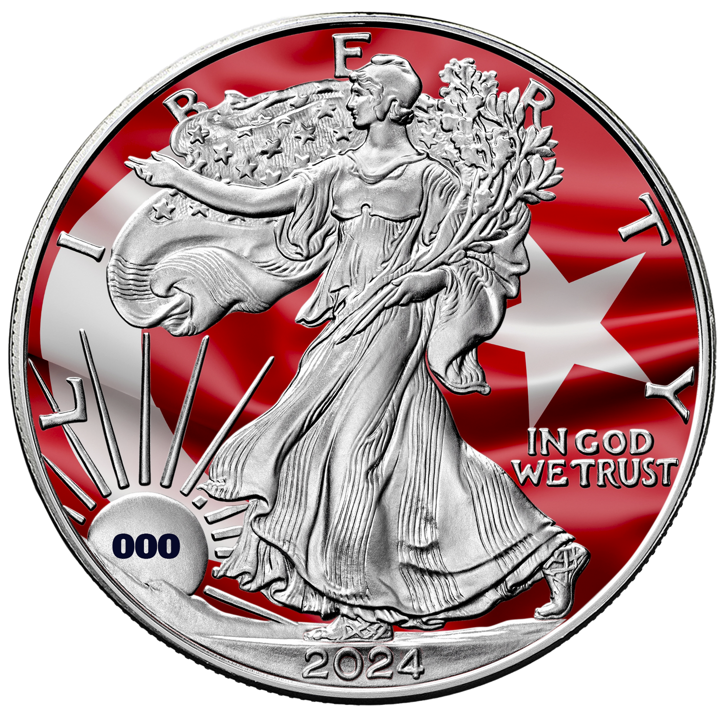 2024 Flags of the World Silver Eagle - Turkey - First Edition