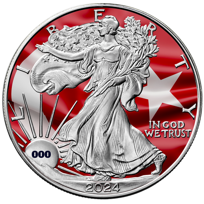 2024 Flags of the World Silver Eagle - Turkey - First Edition