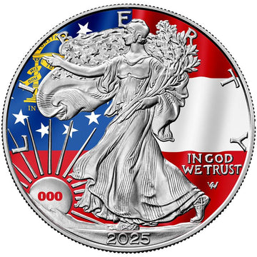 2025 State Flags Silver Eagle - Georgia Limited Edition