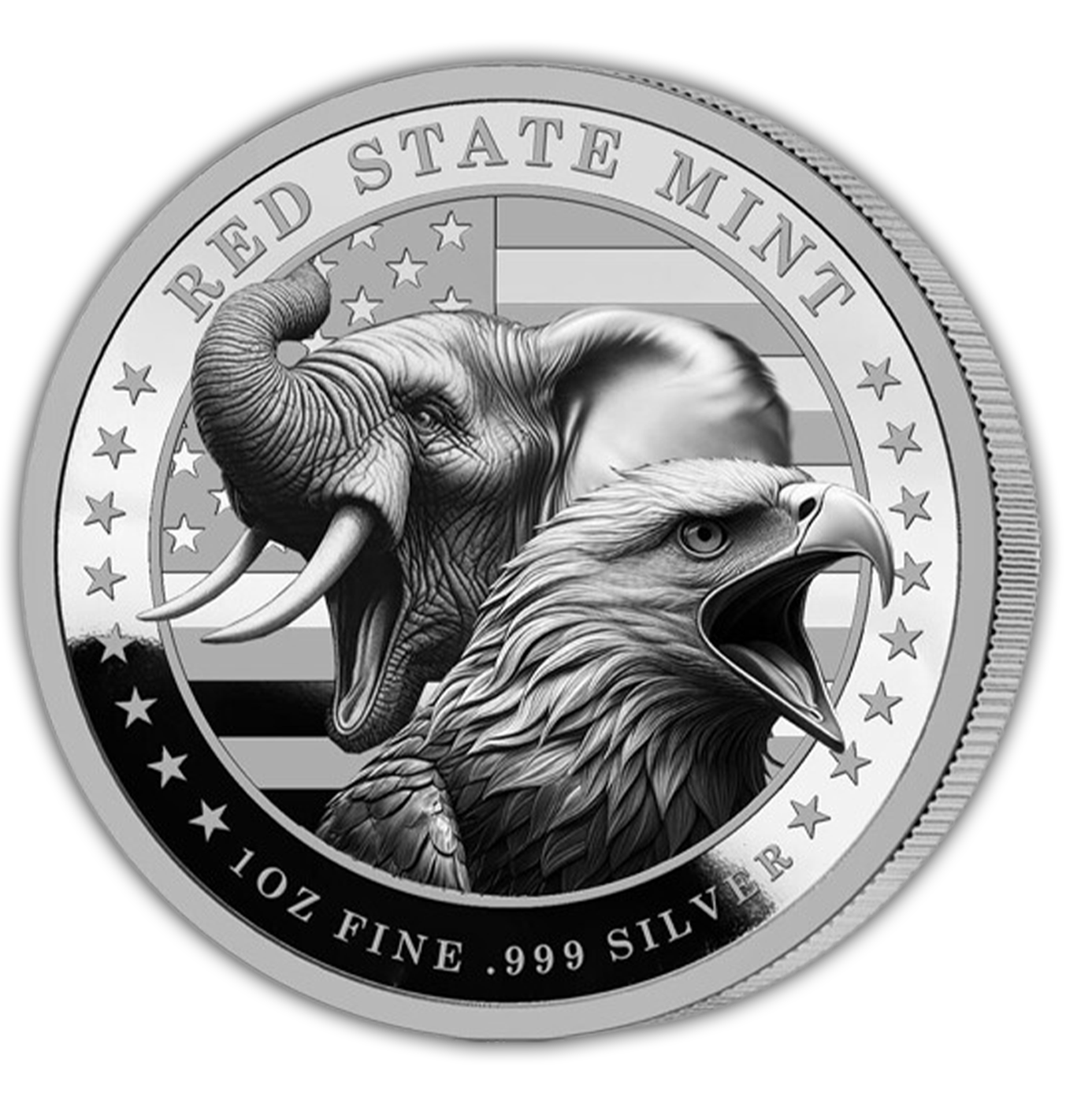 2024 Donald Trump - The Right To Bare Arms - 1 oz Silver