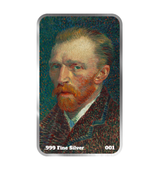 Chromatics Starry Night Silver Bar 1 oz Silver - Fine Art Series