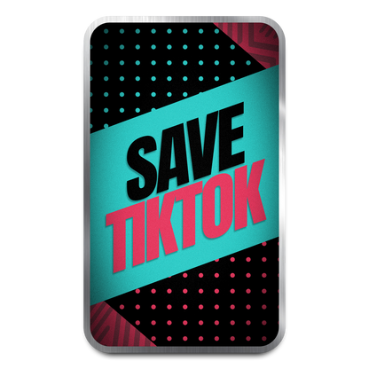 Chromatics Save TikTok 1 oz Silver Bar