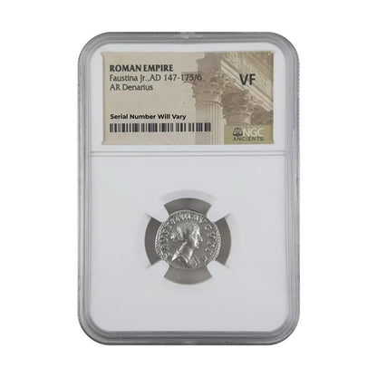 Faustina Jr Silver Antoninianus NGC(VF)