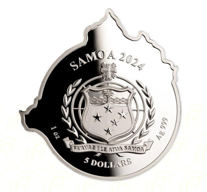 2024 Samoa Magic the Gathering Chandra Nalaar 1 oz Silver Coin Prooflike