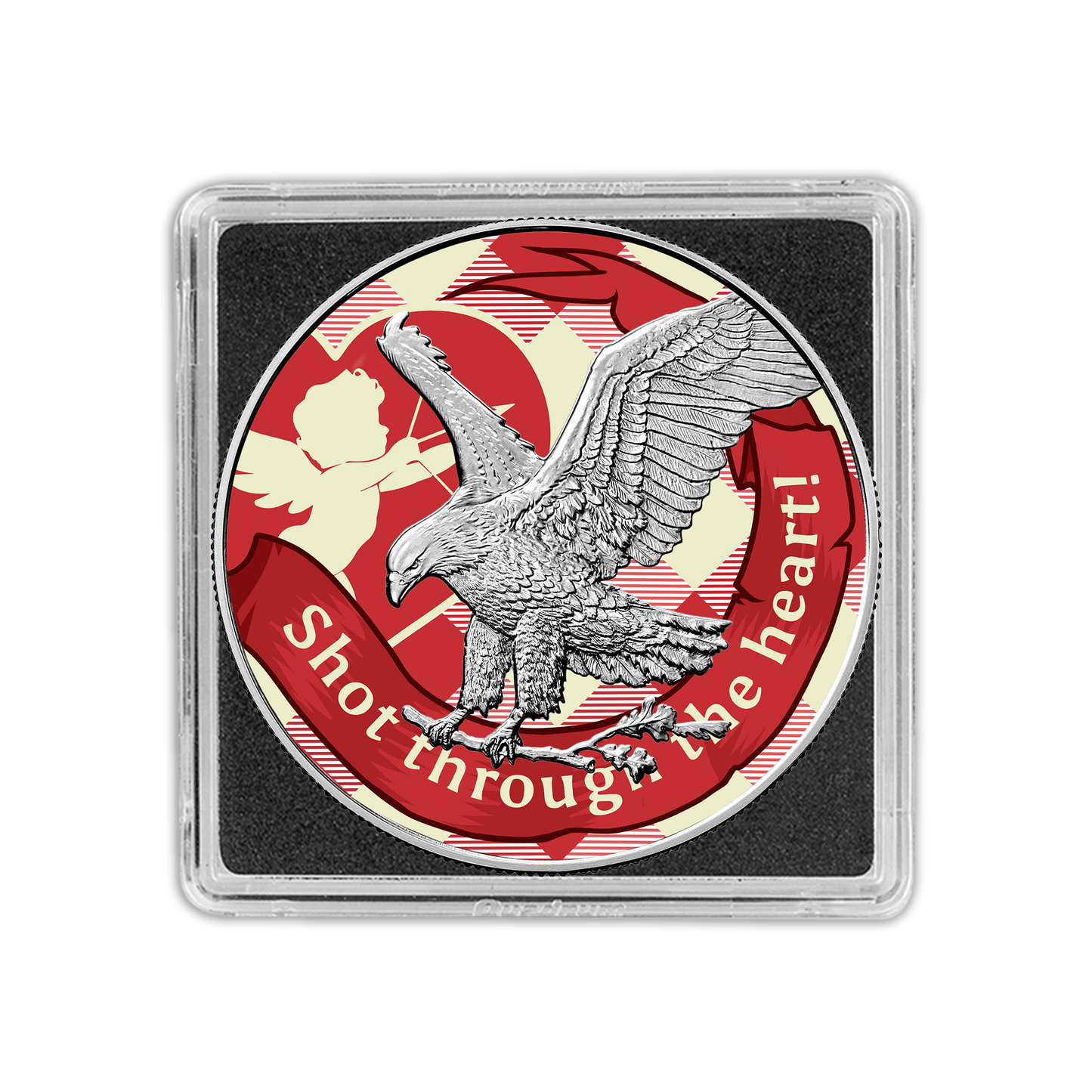 2025 Chromatics Shot Through the Heart Valentine Day Silver Eagle