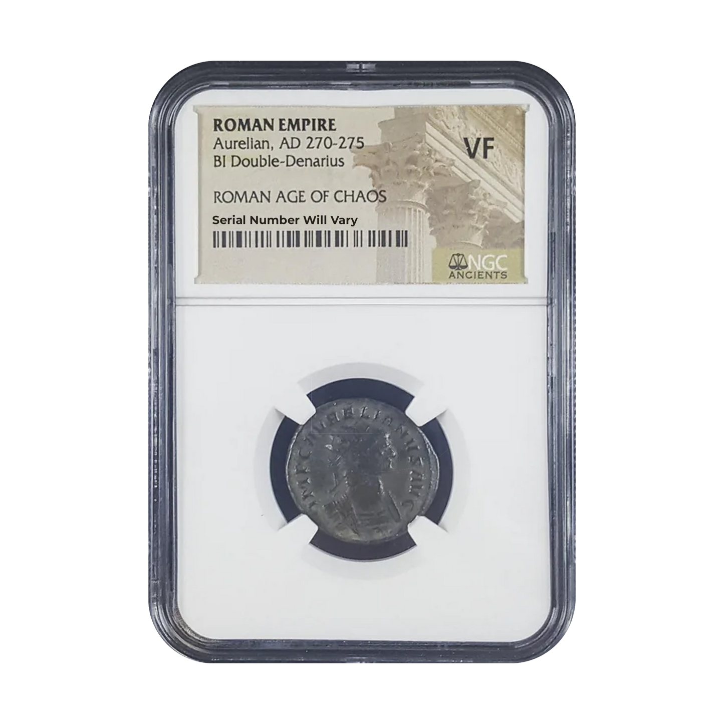 Aurelian: The Father of Christmas 270-275 AD - NGC VF (Box)