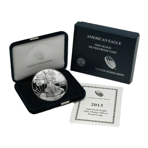2013 Silver Eagle - West Point Proof - Original Government Packaging (OGP)