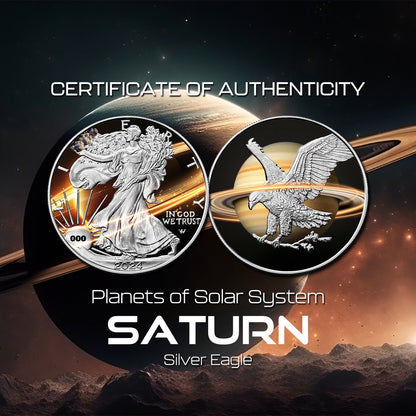 2024 Saturn Silver Eagle - Planets of the Solar System Series