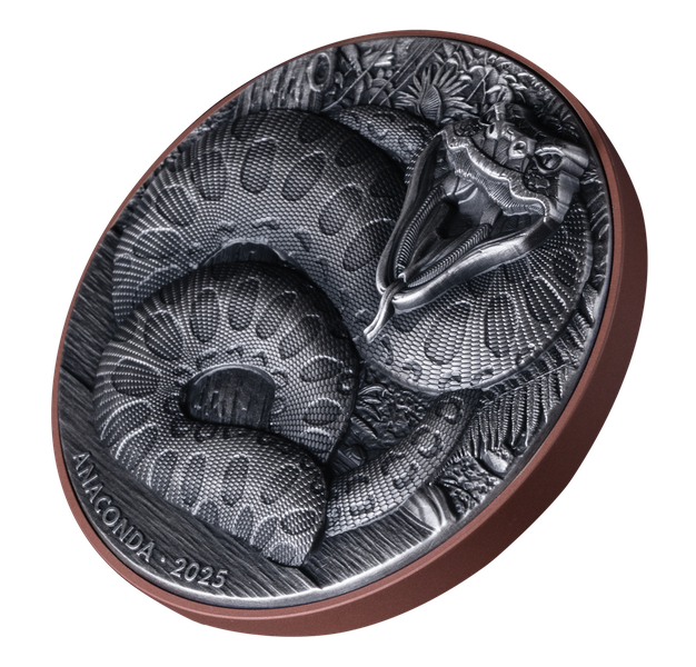 2025 Vanuatu Double Silver Giant Anaconda 10g Silver Coin