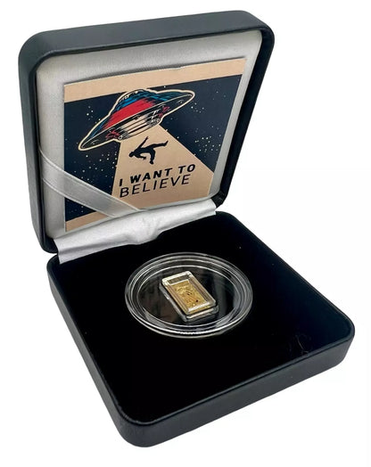 2024 Liberia I Want to Believe UFO 0.5g Gold Coin