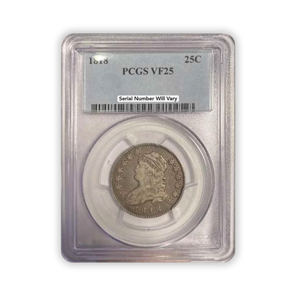 1818 Capped Bust Liberty Quarter Philadelphia - PCGS VF25