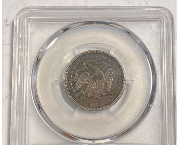 1877 Seated Liberty Quarter Philadelphia Proof - PCGS PR55