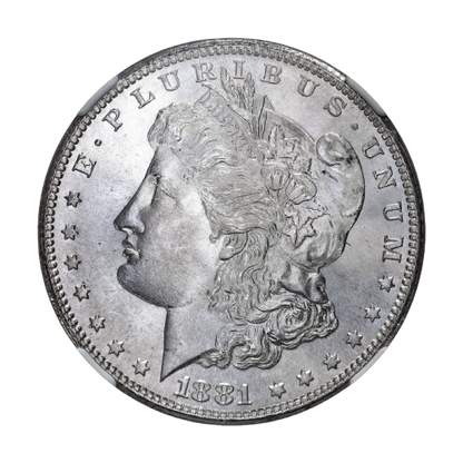 1881-S Morgan Silver Dollar San Francisco - NGC MS68