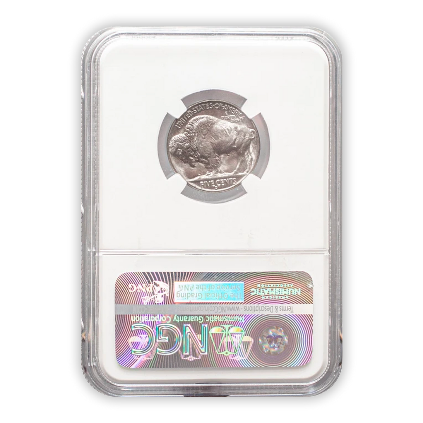 1938 D Buffalo Nickel Denver - NGC MS65