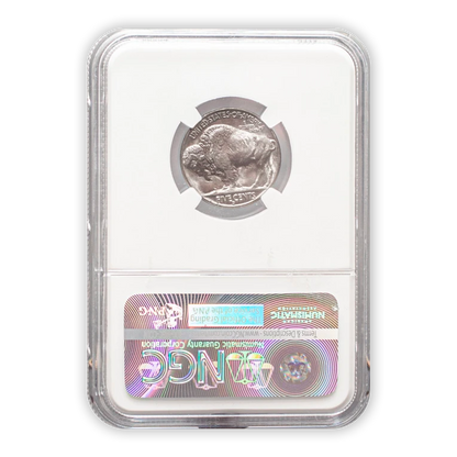 1938 D Buffalo Nickel Denver - NGC MS65