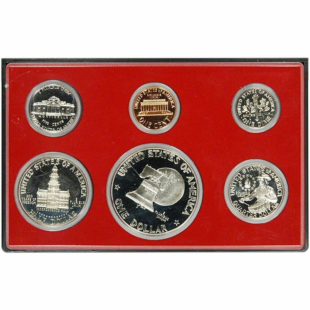 1975 US Proof Set - 6 Coins