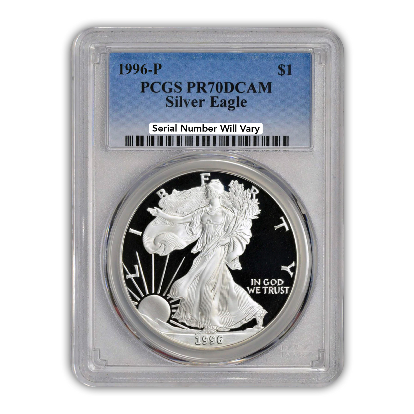 1996-P Silver Eagle - Proof - PCGS PR70DCAM