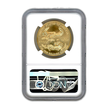 2006 $50 Burnished Gold Eagle - 1 oz - NGC MS70