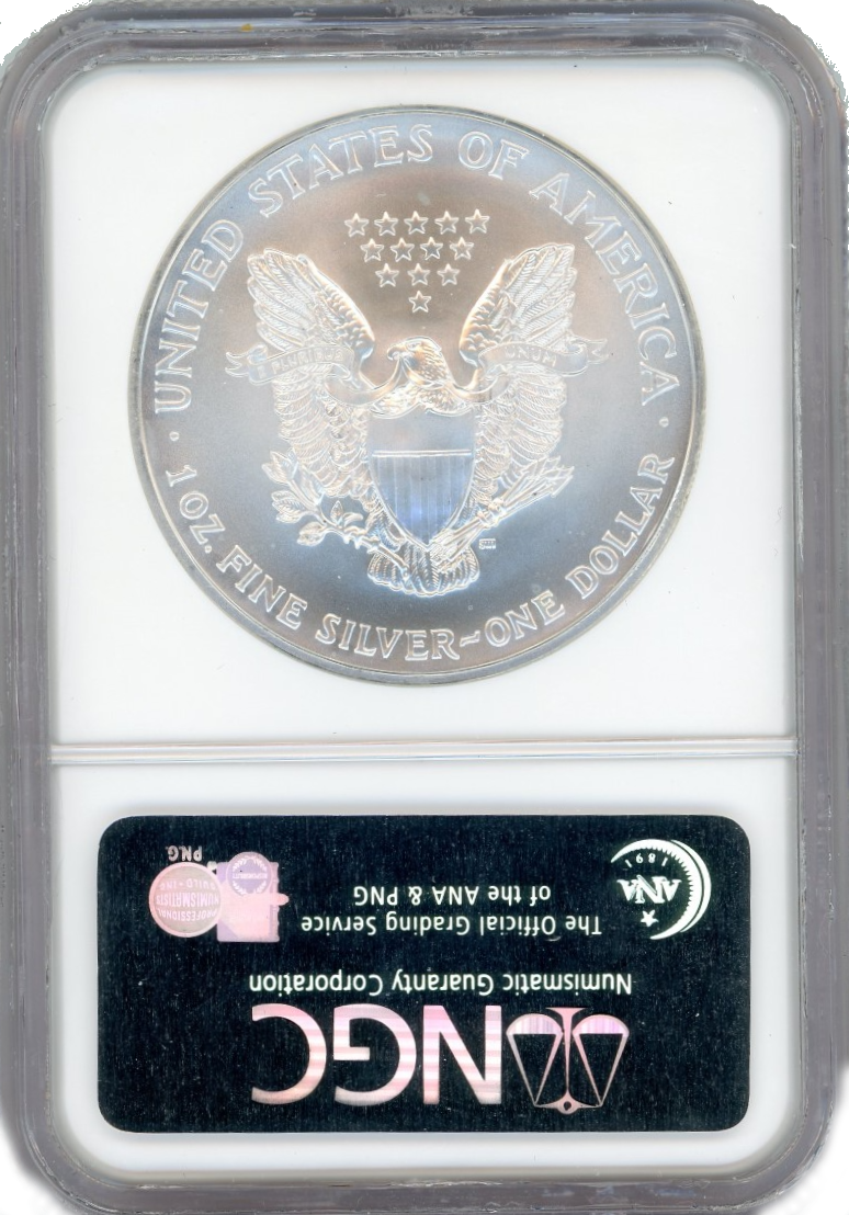 2006 Silver Eagle - First 50k Struck - NGC MS70