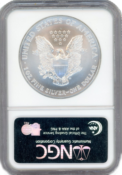 2006 Silver Eagle - First 50k Struck - NGC MS70