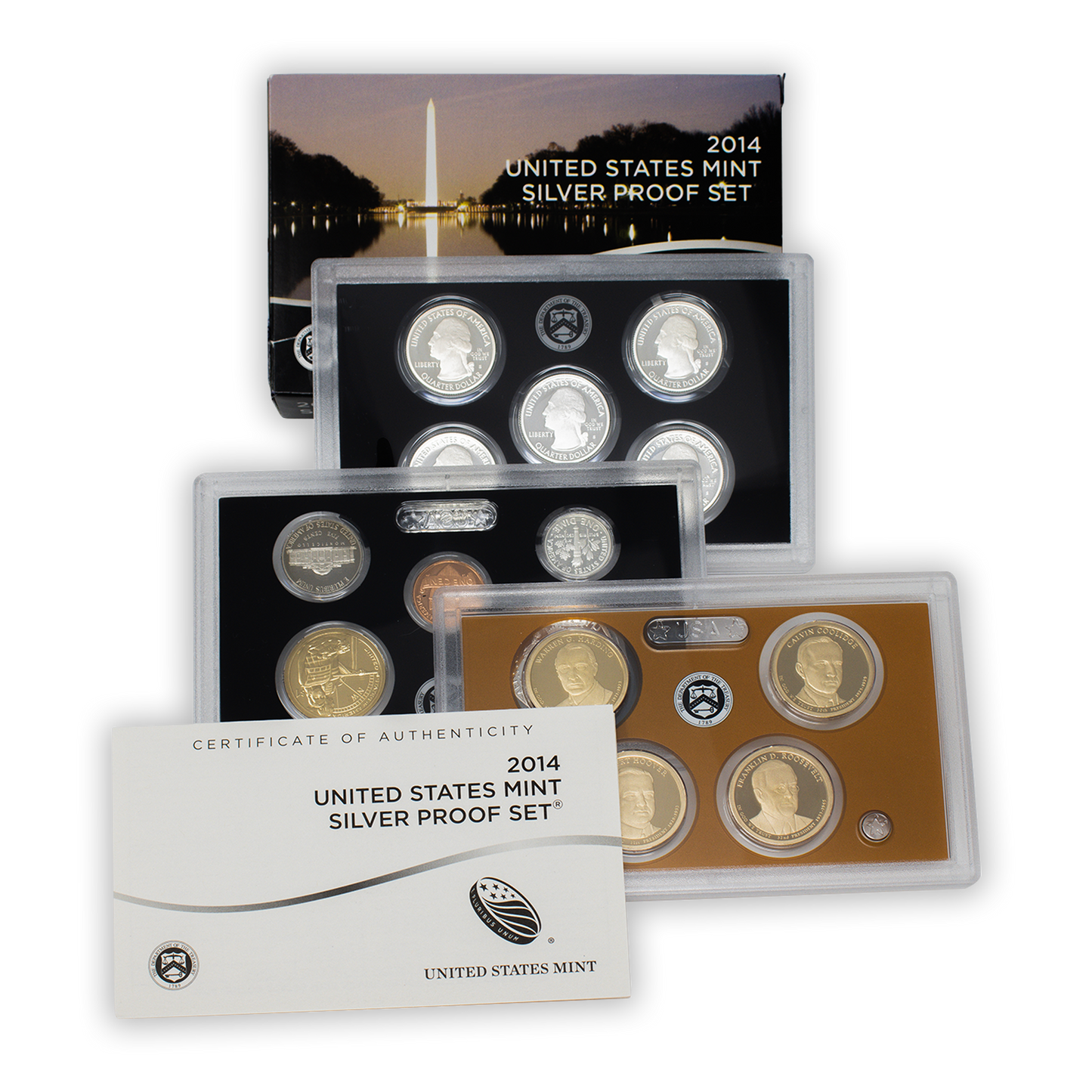 2014 Silver Proof Set - 14 Coins