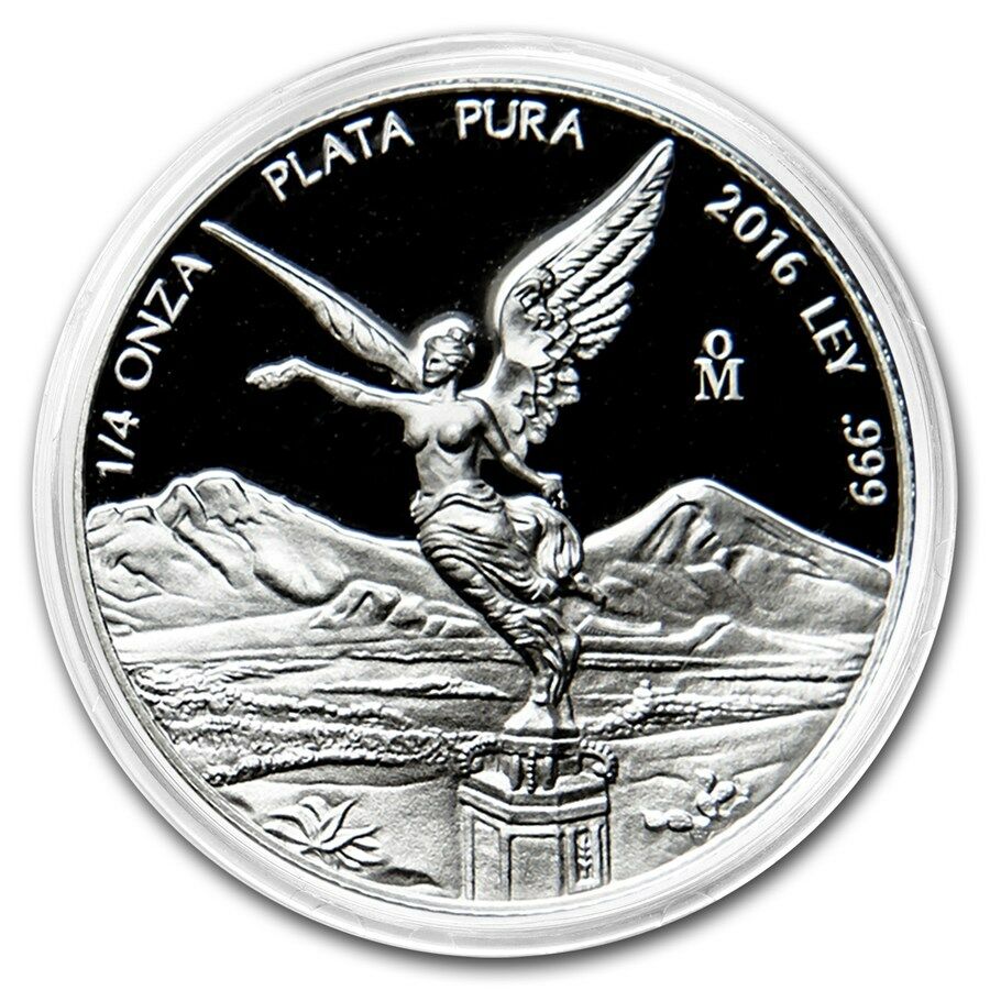 2016 Mexico Libertad - 1/4 Oz Silver Proof - Mexico City Mint