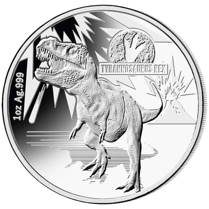 2021 Age of Dinosaurs 1 Oz Silver Coin 3 pc Proof Set