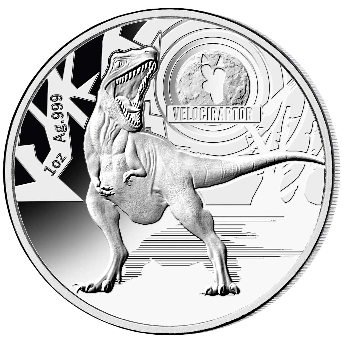 2021 Age of Dinosaurs 1 Oz Silver Coin 3 pc Proof Set