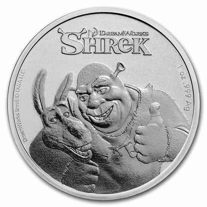 2021 1oz Niue Shrek Silver Coin