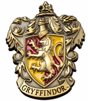 2021 Harry Potter - Hogwarts House Crest Gryffindor – Matte Gold Plating