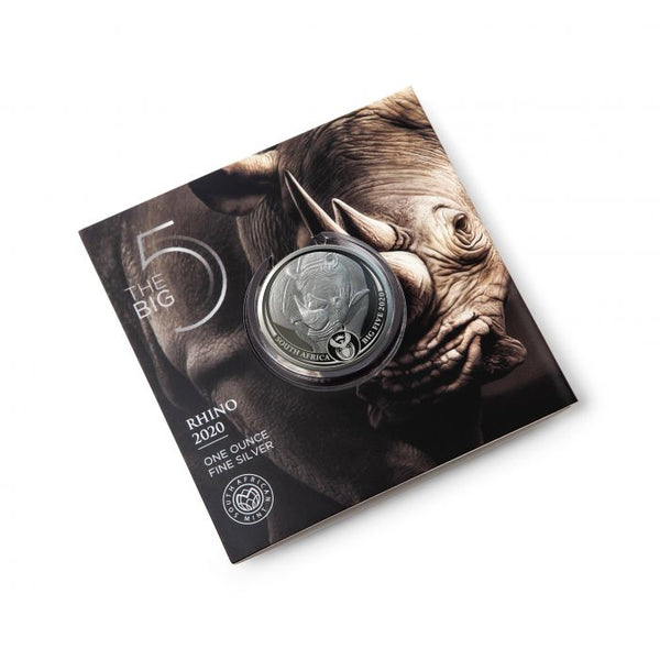 2022 1oz Gold Big 5 Rhino Series 2 PF70 Coin